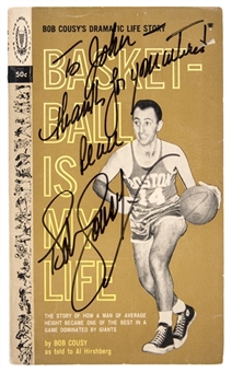 Bob Cousy Signed "Basketball Is My Life" Book (Beckett)